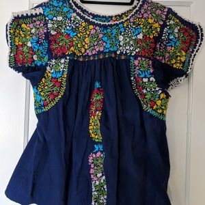 Embroidered Mexican shirt, vintage